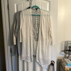 Torrid White sweater